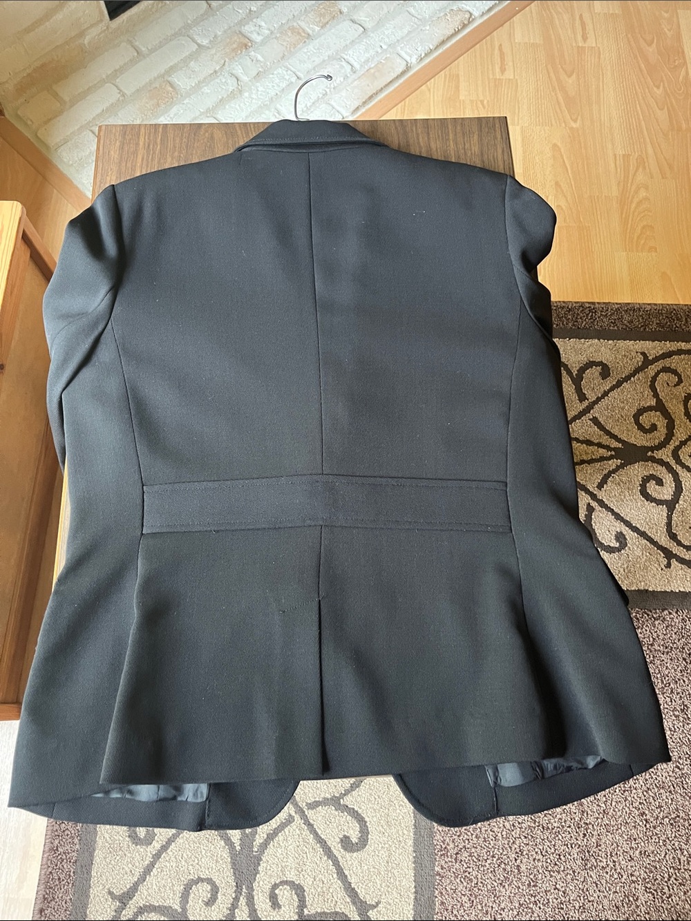 Lauren Ralph Lauren Black Blazer with Embroidered Crest and Gold Buttons - Picture 3 of 3
